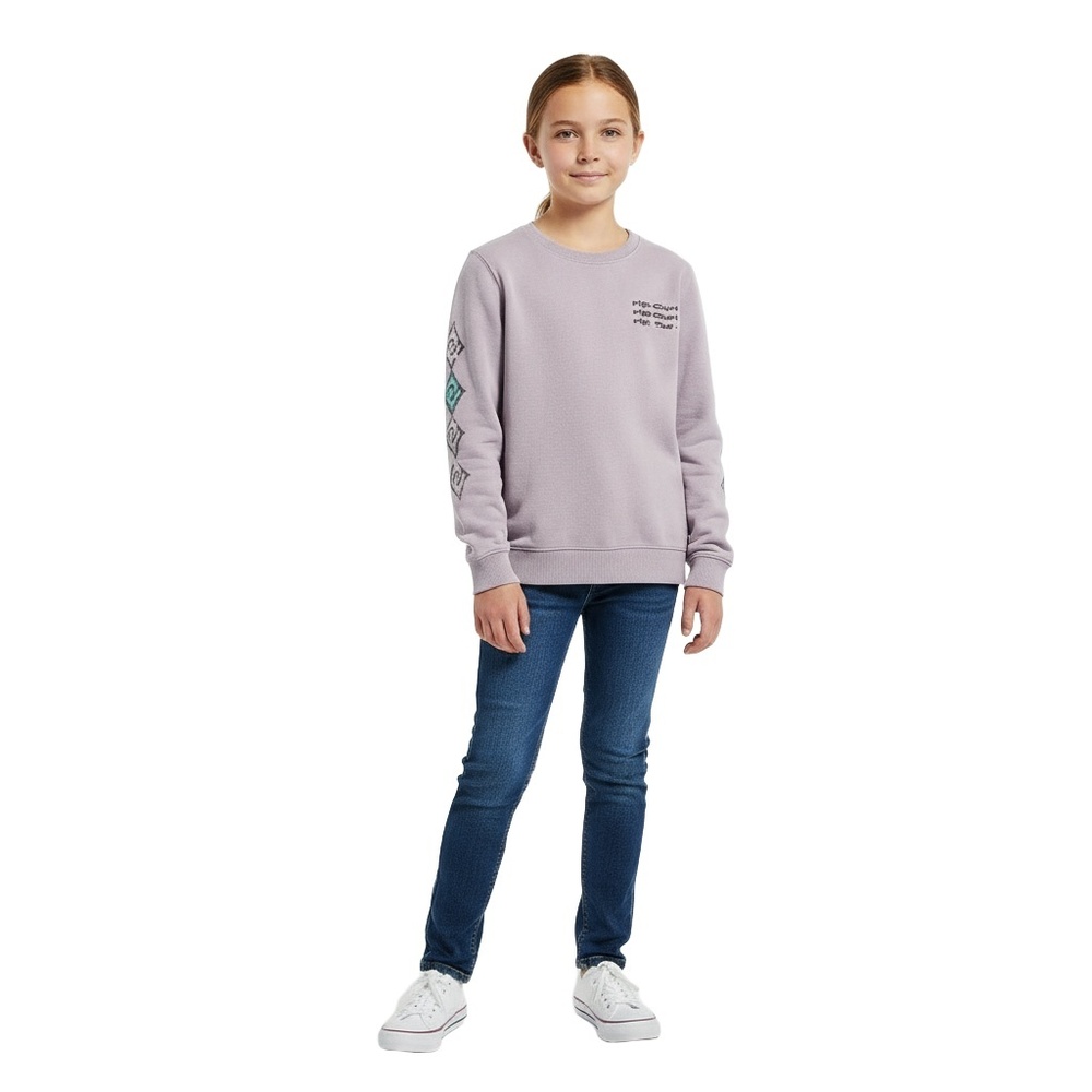 RIP CURL Crewneck Sweatshirt Girls Size 10 Purple Surfwear Beachy‎ Coastal